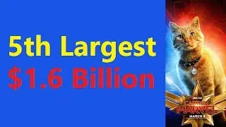 5th Largest Film of All Time? Can Captain Marvel Make Over $1.6 Billion?