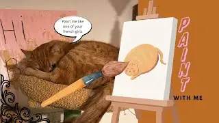 Paint With Me 🎨 Cozy Cat Art & Chatty Voiceover