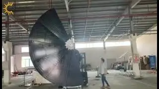 SMART SUNFLOWER Solar Energy System With LiFePO4 Battery.