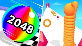 Ball Run 2048 | Long Neck Run - All Level Gameplay Android,iOS - NEW APK BIG UPDATE