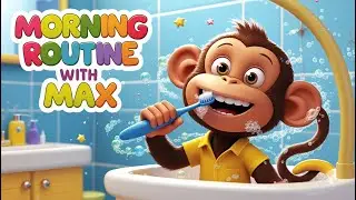 Max the Monkey's Morning Routine Secrets Revealed | Nursery Rhymes & Kids Songs | JeppTv