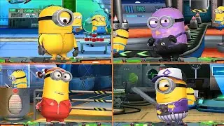 Minion Rush Kung Fu Stuart minion Diguised minion Sporty Kevin minion Shortstop Stuart minion