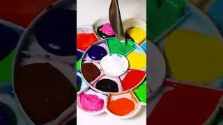 Mixing Green and White: A Beautiful Jade Surprise Unveiled!  #satisfying #colormixingmagic #asmr