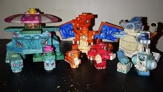 LEGO Pokemon: Стартовые покемоны региона Канто; линии Венусаур/Чаризард/Бластойз