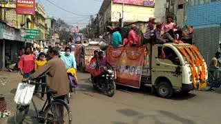 Poribartan Yatra 2021 By BJP In Katwa...Jai Shree Ram...Katwa BJP Rally 2021...Jai Shree Ram...🕉🕉🕉🕉🕉