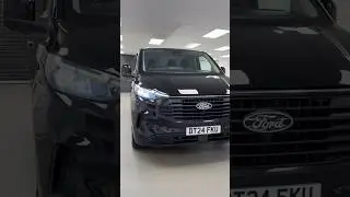 Agate Black Ford Transit Custom #fordtransitcustom #panelvan #usedvans #automobile #workvan