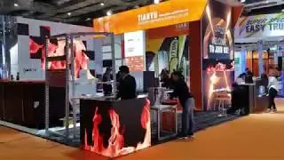 March 2018 Tianyu Exhibition LED fabric lightbox Shanghai Exhibition Hall 1,Tianyu Display Equipment