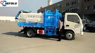 Self loading and Compactor Garbage Truck