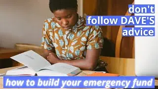 Emergency Fund (Dave Ramsey is WRONG) | calculate your numbers