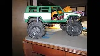 Modified Cross RC SU4C with  RC4WD single speed Transmission and SCX 10 Portal axles.