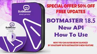 Botmaster 18.5 Latest WhatsApp Marketing Software Images & PDF Sending Works Fine Botmaster Latest