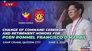 Change of Command Ceremony and Retirement Honors for Police General Rommel Francisco D. Marbil.