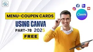 Menu-Coupen Cards Using Canva || 2025