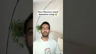 Reality of Influencers recording themselves crying 😭 #trollmemes #shorts #influencer