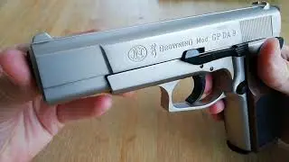 Umarex Browning GPDA 9 vernickelt Holzgriffschalen - VERKAUFT