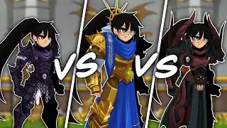[ AQW ] Сравнение Мстителя Хаоса, Эха Короля и Повелителя Пустоты