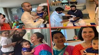Radhika Grand Daughter Radhya First Mottai at Sarath Kumar Lap |Radhika Sarath kumar Grandson mottai