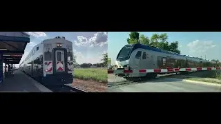 TRE/Texrail Trains during the Afternoon Rush Hour (Richland Hills, TX - June 18, 2021)