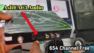 DD Free Dish Asli EAC3 Dual Audio Set-top-box | A6 HD Montage Receiver Review By Dthtips