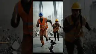 If the Engineer Miscalculates: The Result: Bridge Collapses & Workers Panic!