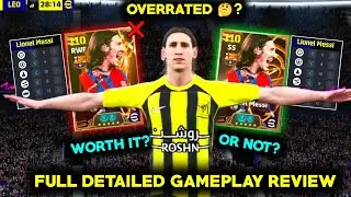 How to stop him🤯?| 110 Rated big time messi review in Efootball  | Best training | gameplay review