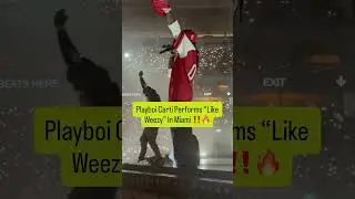 Playboi Carti performing 