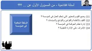 الحوكمة في مؤسسات القطاع الخاص