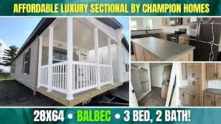 28X64-&ldquo;Balbec&rdquo; This Affordable Luxury Sectional by Champion Homes Will Blow Your Mind!