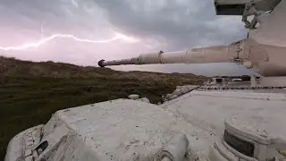 Leopard 1A5 in a Thunderstorm - Leopard 1 Tank - Danish army