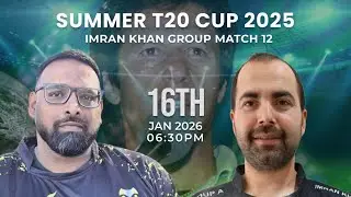 | OWL WATCH VS JANZ XI | SUMMER T20 CUP | IMRAN KHAN GROUP | MATCH 12 | 16 JAN 2026 | 2ND INNING |