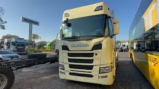 CONHE&Ccedil;A A NOVA COR BEGE PETR&Oacute;POLIS DA SCANIA 
