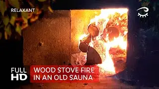Relaxing wood stove fire with Guitar Melodies. 8 hour video for sleep and relaxation