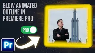 How to made ANIMATED Glowing Border Outline In Premiere Pro | Trick Will Make Videos Amazing