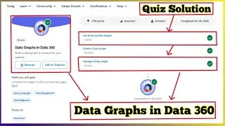 Data Graphs in Data 360 | Salesforce Trailhead | Quiz Solution