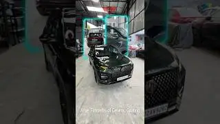 this MG Hector Went for Ceramic Coating #carcare #automobile #labhgarage #kolkata