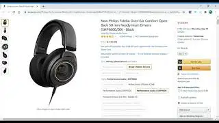 Philips Fidelio Over-Ear Comfort Open-Back 50 mm Neodymium Drivers (SHP9600/00)