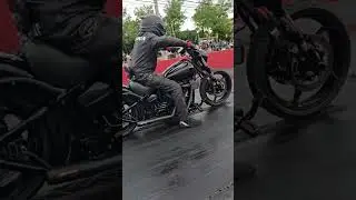 Motorcycle way to fast #harley #breakout #harleybreakout #dragrace #sickspeed #fastfamily #128ci