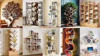 New Bookshelf Design2026/Unique Bookshelf Design for Home/Creative Book Storage Ideas/Tree Bookshelf