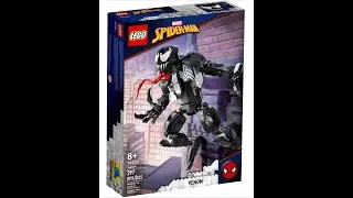 LEGO Marvel Spiderman Venom Figure Speed-build! Set 76230!
