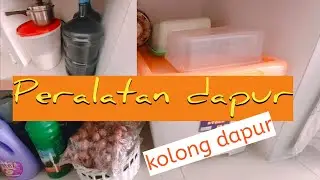BARANG-BARANG MASAK DI KOLONG DAPUR