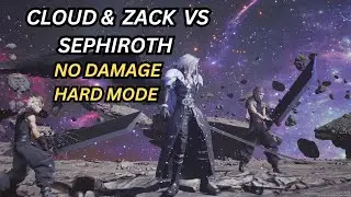 FFVII Rebirth Клауд и Зак против Сефирота (без урона, сложный режим)