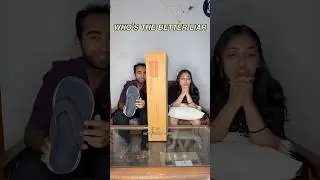 Who&rsquo;s the better liar challenge👃🏼🏆 #challenge #funny #trending