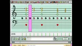 Giant Mario Paint Composer - Super Mario Maker 2 - Super Mario Bros. 3 Snow Theme