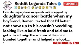I was shaving my head completely bald to support mydaughter&rsquo;s cancer battle when...