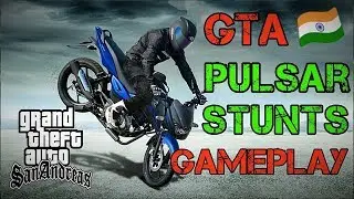 GTA India 🇮🇳 Pulsar Stunts HD Gameplay Funny moments ||Hindi/Urdu||