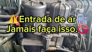 Como tirar entrada de ar de forma segura nos motores Scania com sistemas XPI #paneseca
