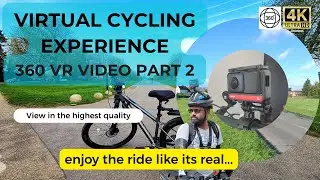 Immersive VR Cycling: Experience the Thrill of Riding a Bike. Eton wick village, Windsor. Part 2