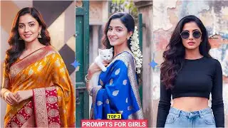 Top 3 Beautiful Girl AI Prompts ✨ Viral Instagram | Google Gemini Photo Editing
