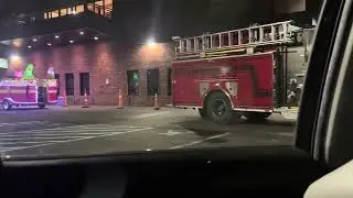 Plainview Fire Department Brand New Engine 9511 & Tower Ladder 9533 outside the station 12/19/25