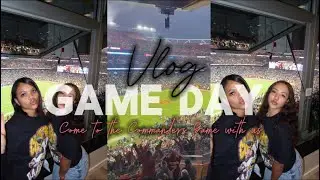 Vlog: Commanders Game Day❤️💛